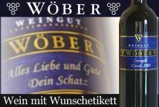 Weinshop mit pers�nlichem Weinetikett